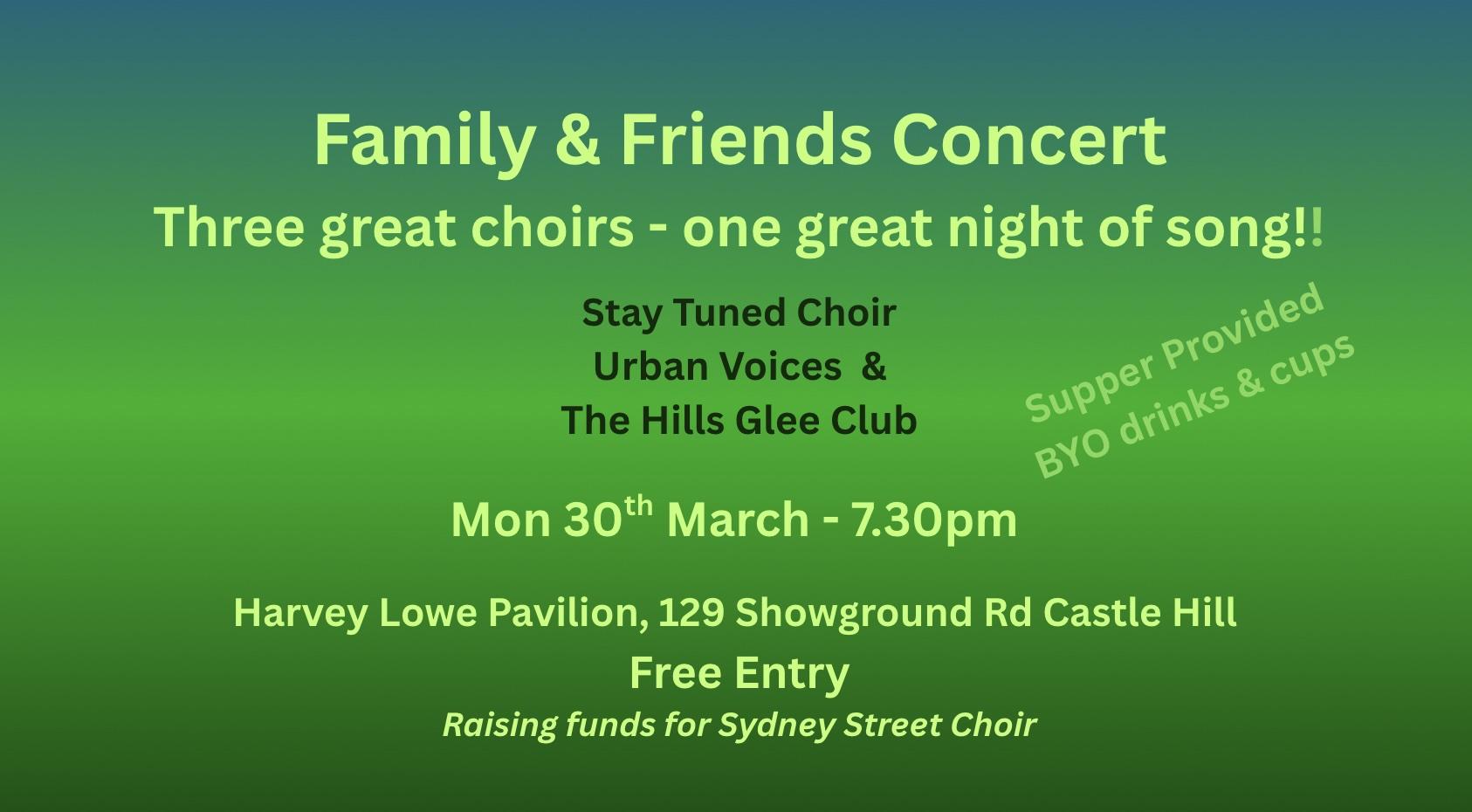 UV CONCERT - with Stay Tuned and Adult Glee Club UV CONCERT - with Stay Tuned and Adult Glee Club